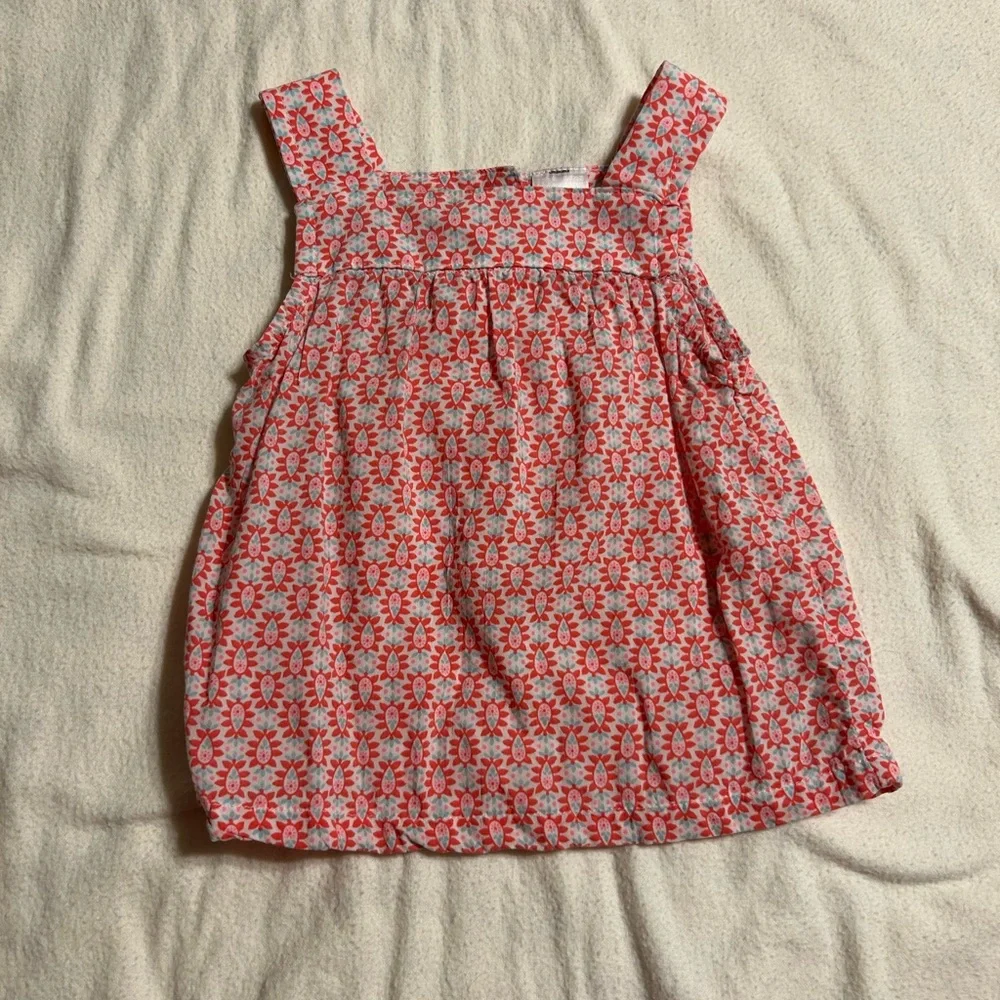 Carter's Red Floral Kids Blouse